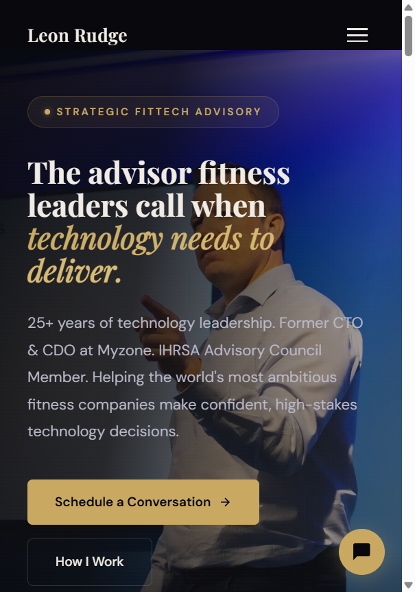 Leon Rudge Advisory website